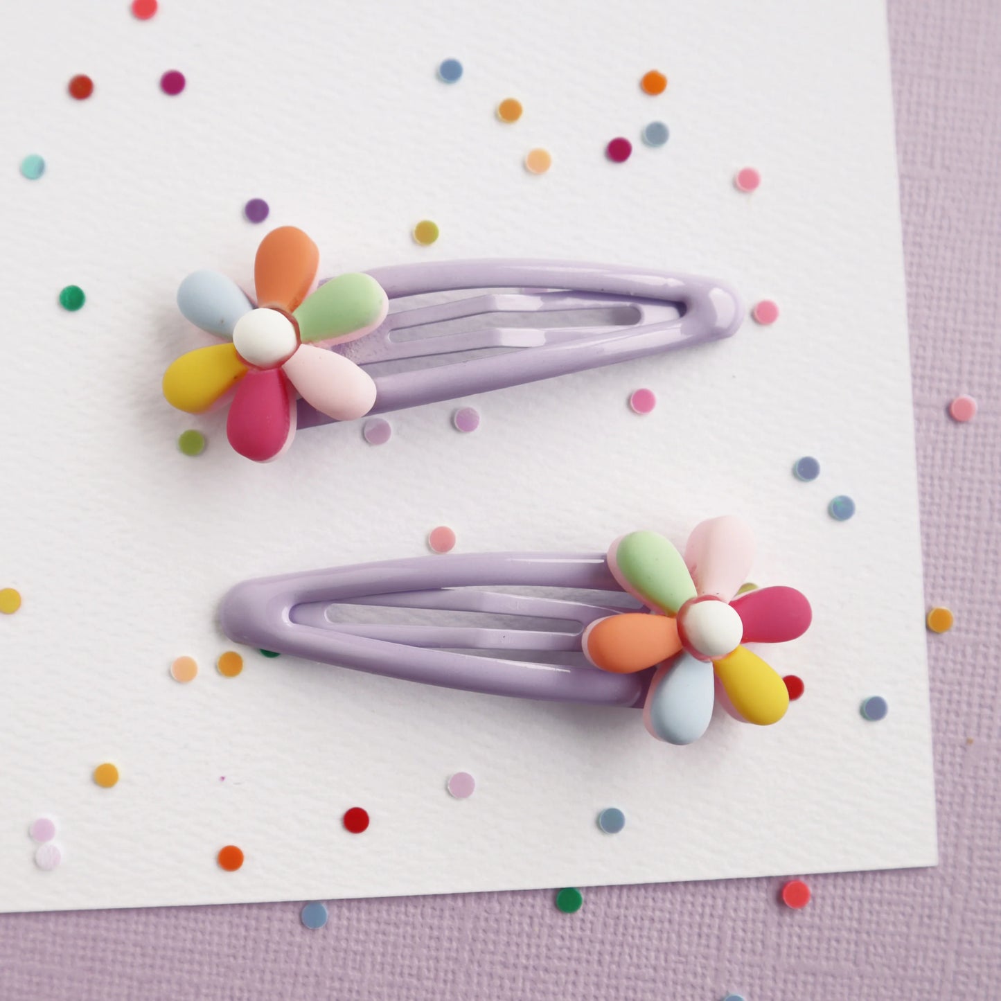 Lauren Hinkley Rainbow Petal Clip Set