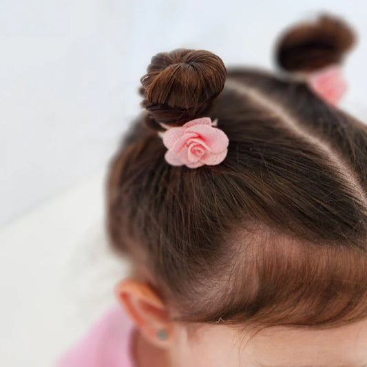 Little Blush Daisy - Pink Rose Elastics