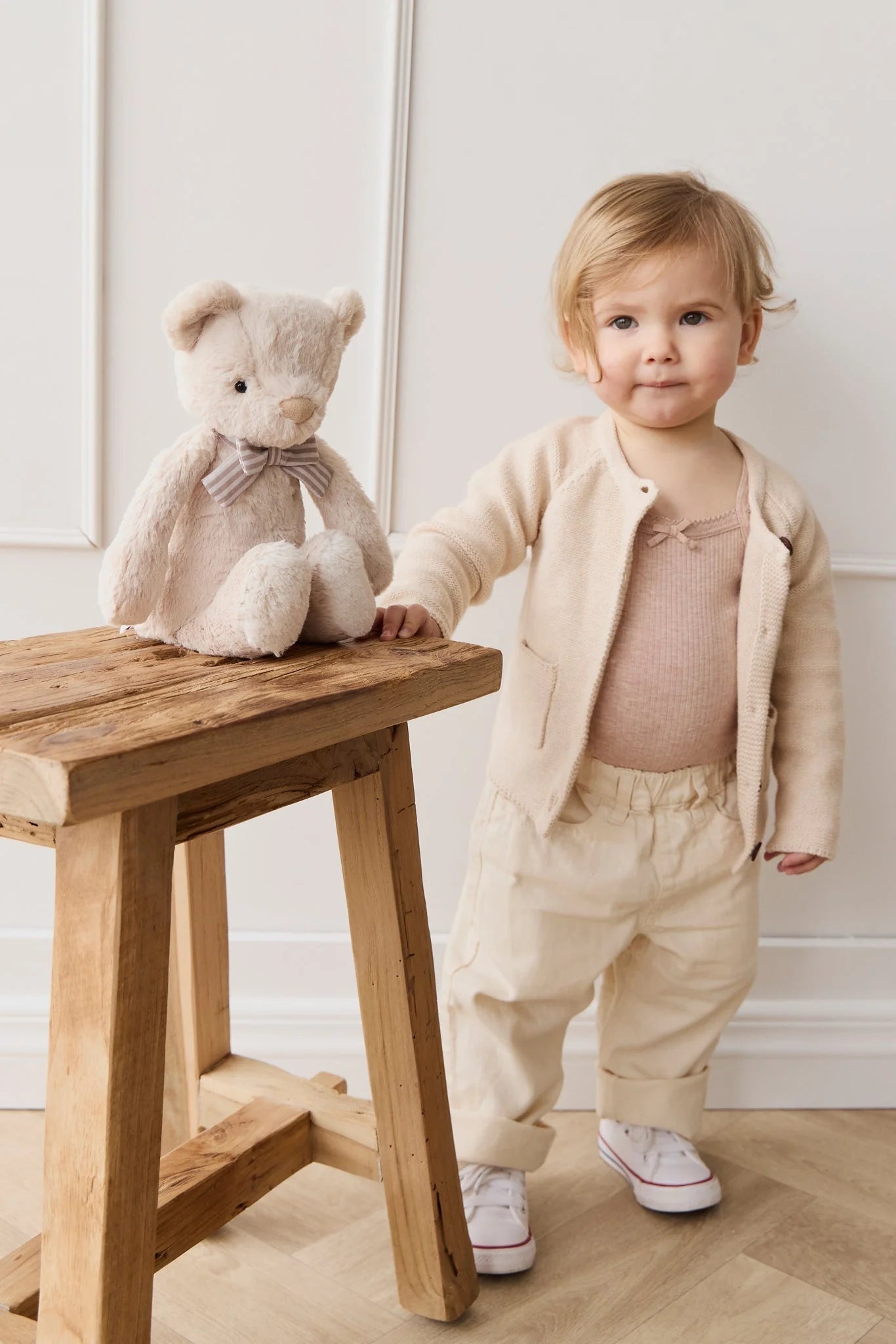 Jamie Kay Snuggle Bunnies -Georgie with Bow