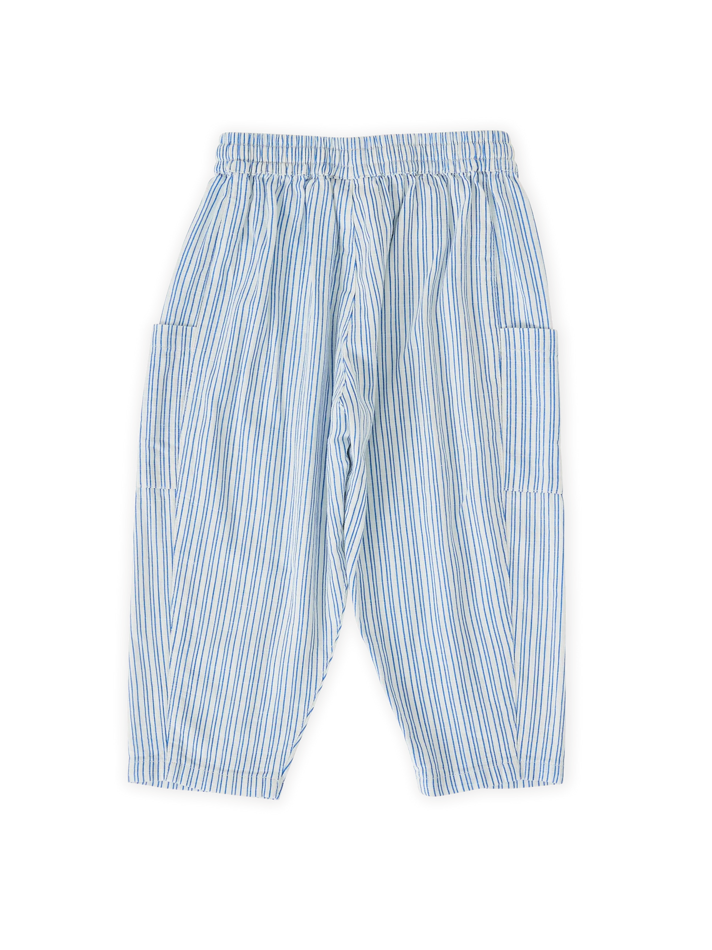 Goldie + Ace Sailor Stripe Kit Linen Pants Ocean/Ivory
