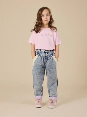 Goldie + Ace Pastel Pop Nora Denim Pant  Light Denim