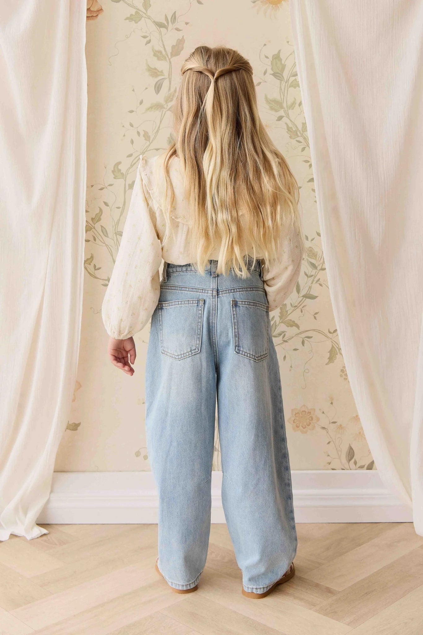 Jamie Kay Organic Cotton Muslin Amira Blouse Vintage Ditsy