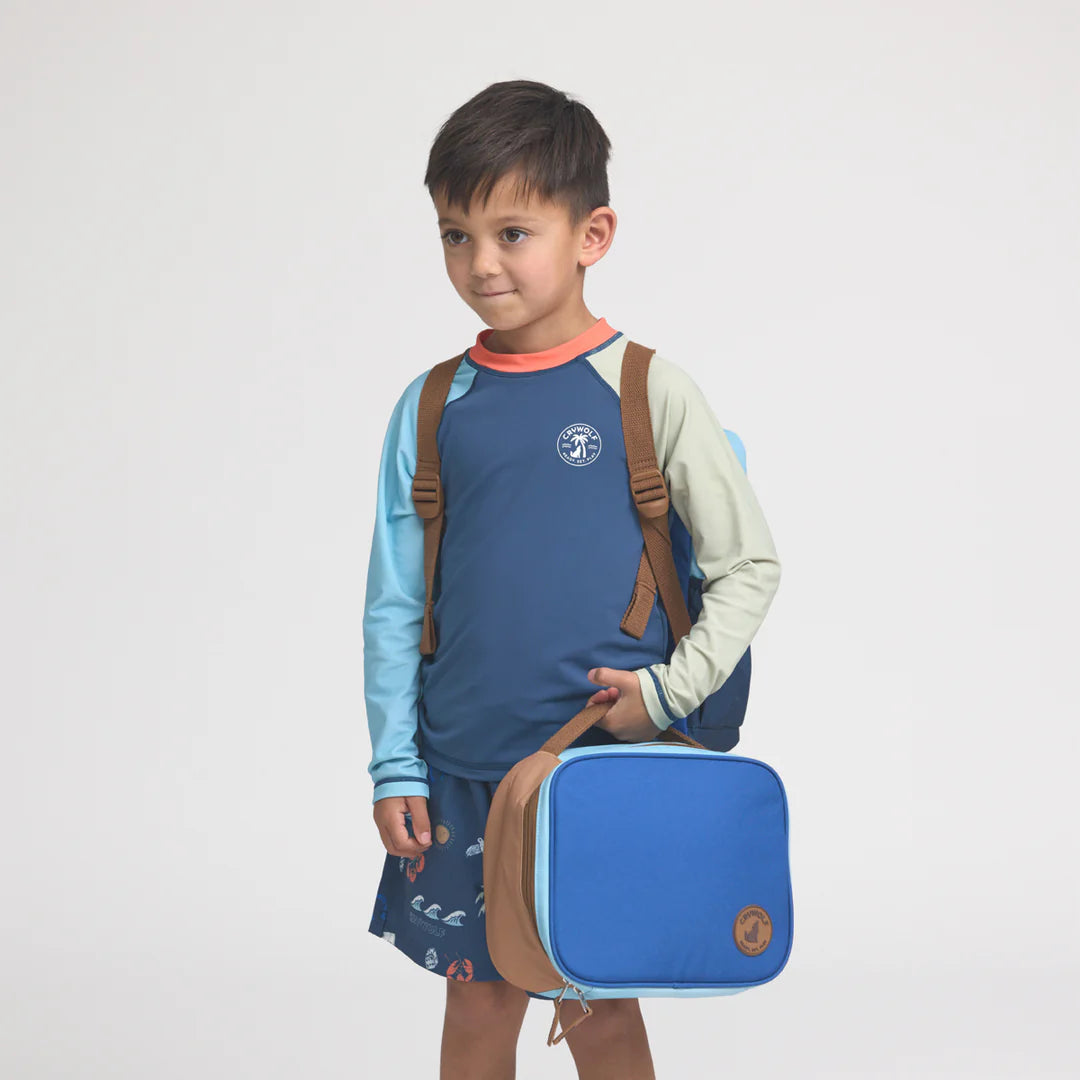 Crywolf Everyday Lunch Bag Deep Sea Colourblock