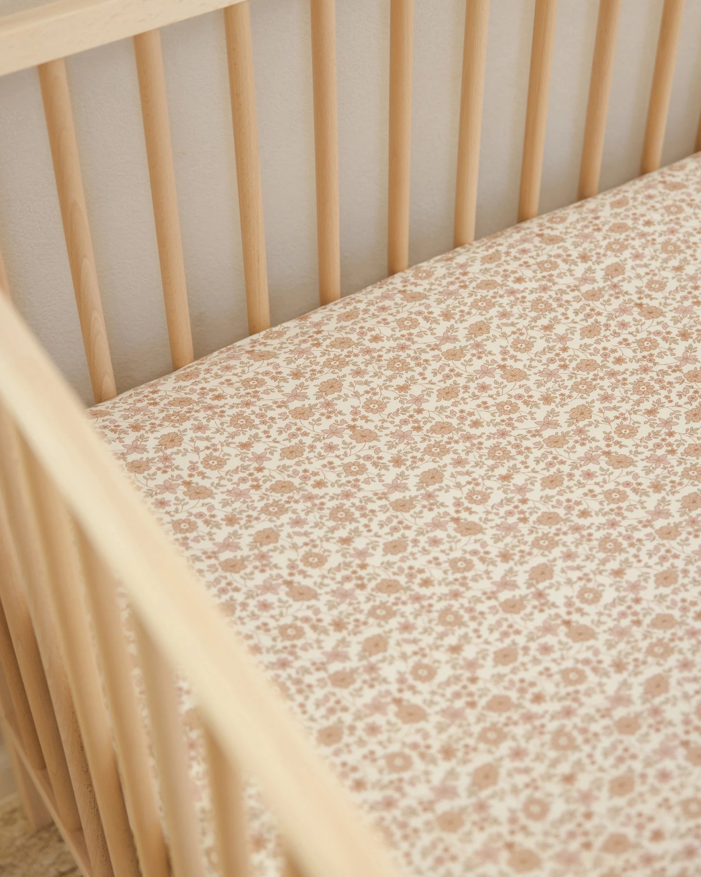 Quincy Mae Baby Bamboo Fitted Crib Sheet Bloom