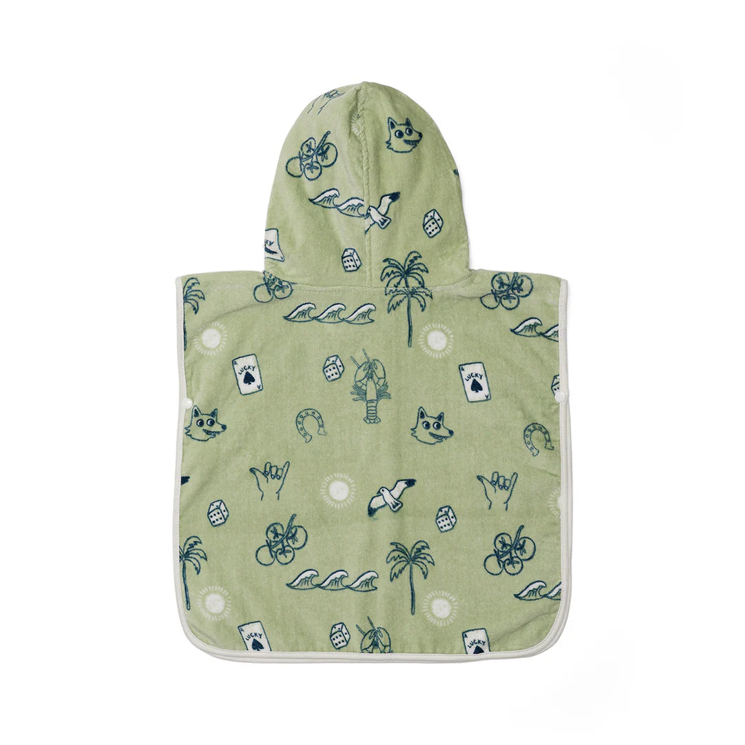 Crywolf Swimwear Baby Hooded Towel Lucky Days One size