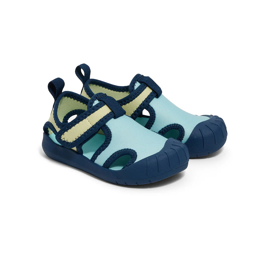 Crywolf Swimwear Summer Range Aqua Sandal Ocean Colourblock