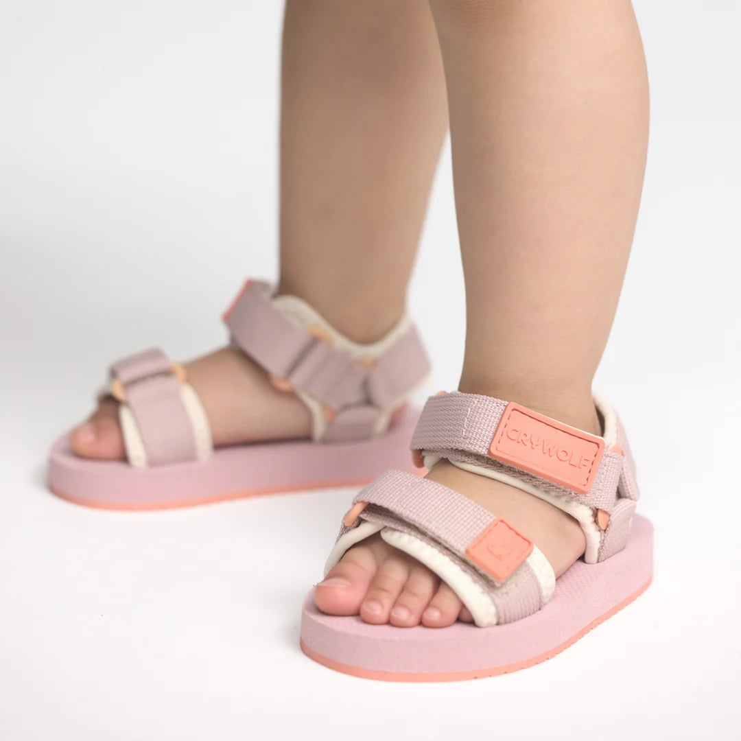 Crywolf Swimwear Summer Range Beach Sandal - Blush Pop