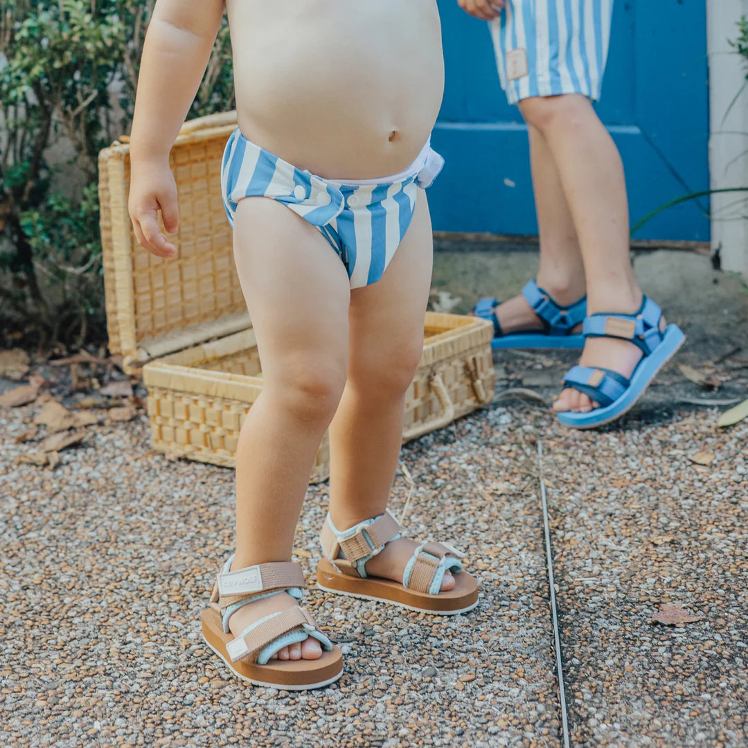 Crywolf Swimwear Summer Range Beach Sandal - Sand & Sky
