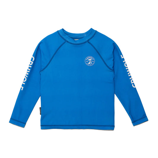 Crywolf Swimwear Long Sleeve Rash Vest Deep Sea Blue