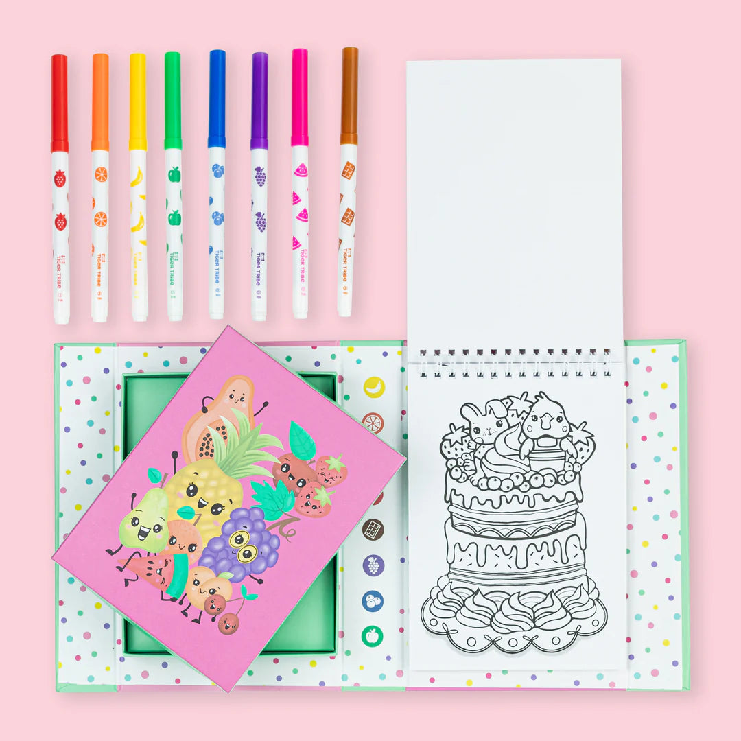 Tiger Tribe - Colouring Set Scented Fruity Cutie