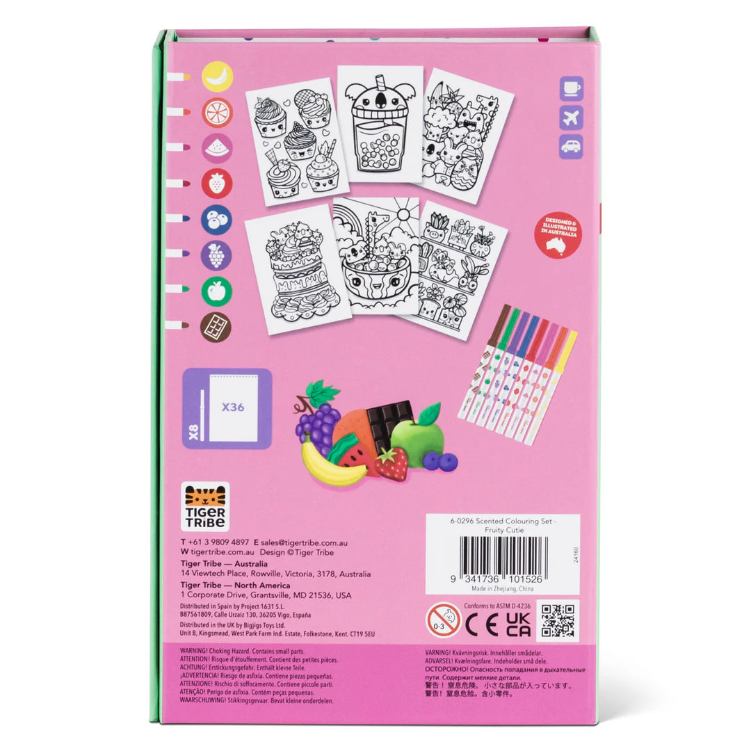 Tiger Tribe - Colouring Set Scented Fruity Cutie