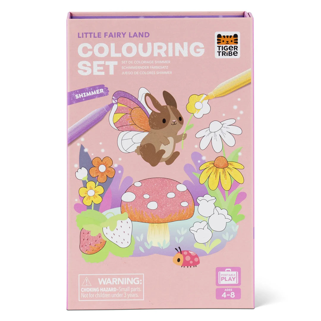 Tiger Tribe - Colouring Set Shimmer Little Fairy Land