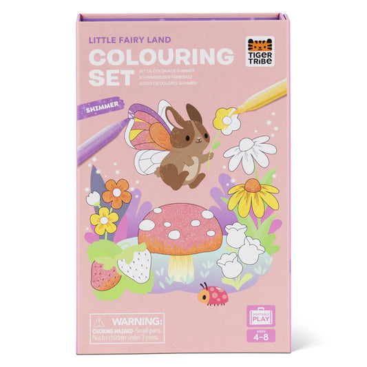 Tiger Tribe - Colouring Set Shimmer Little Fairy Land