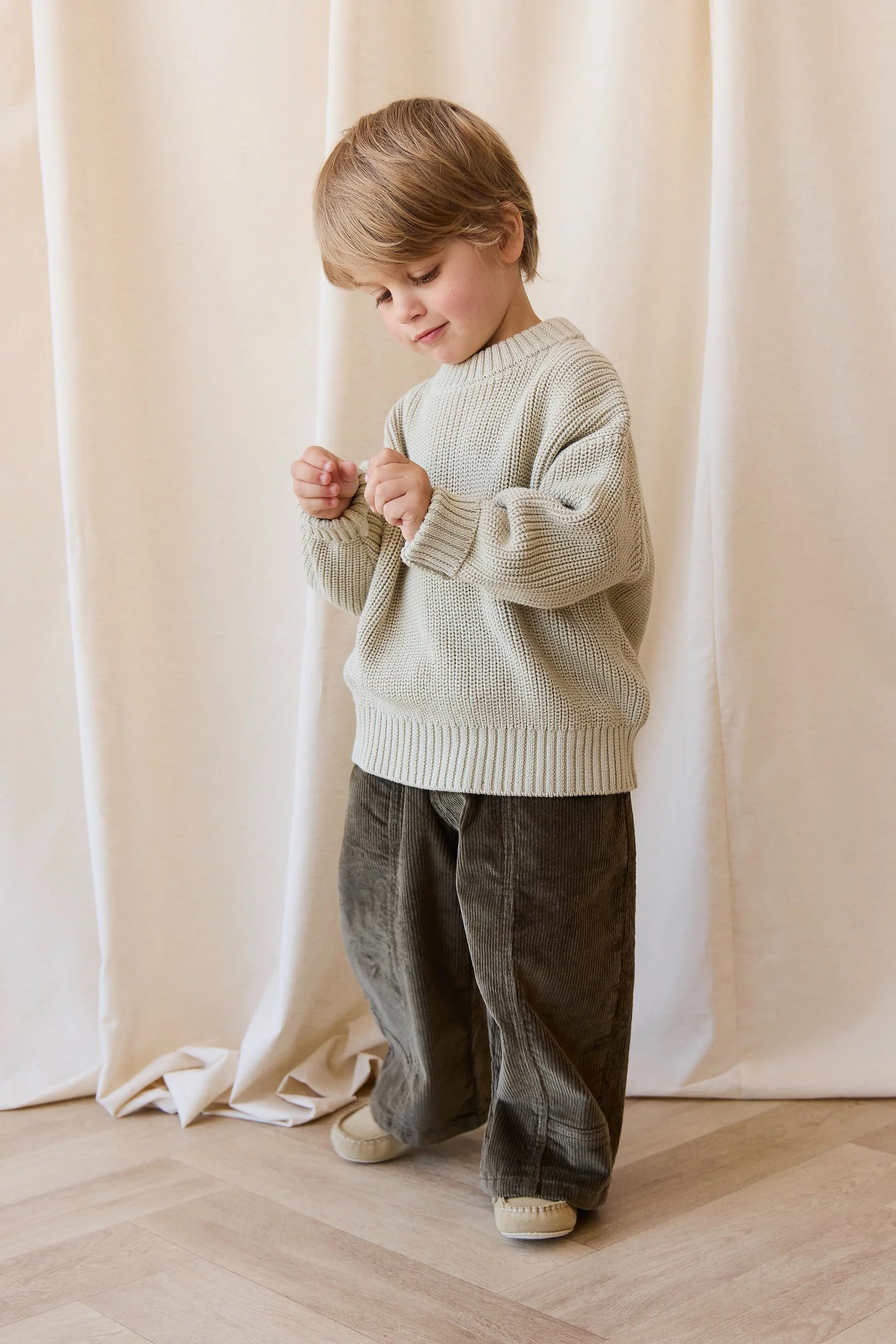 Jamie Kay Johan Knit Jumper - Sandy Brown