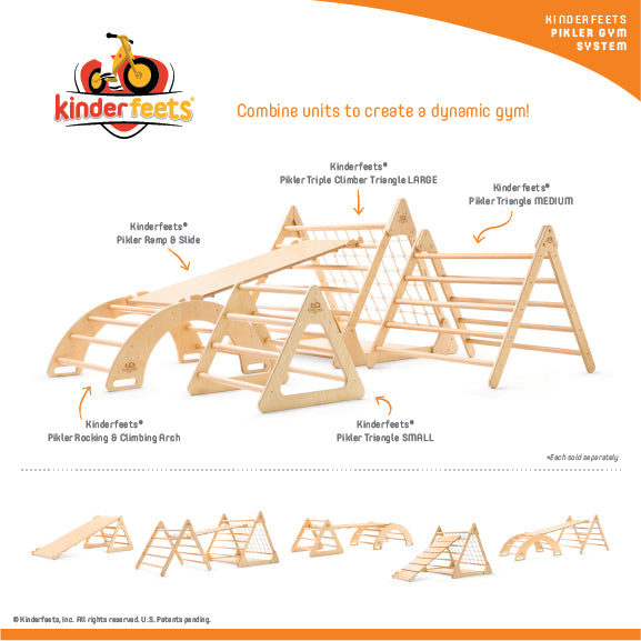 Kinderfeets Pikler Play - Medium - Triangle Preorder, Contact us to order