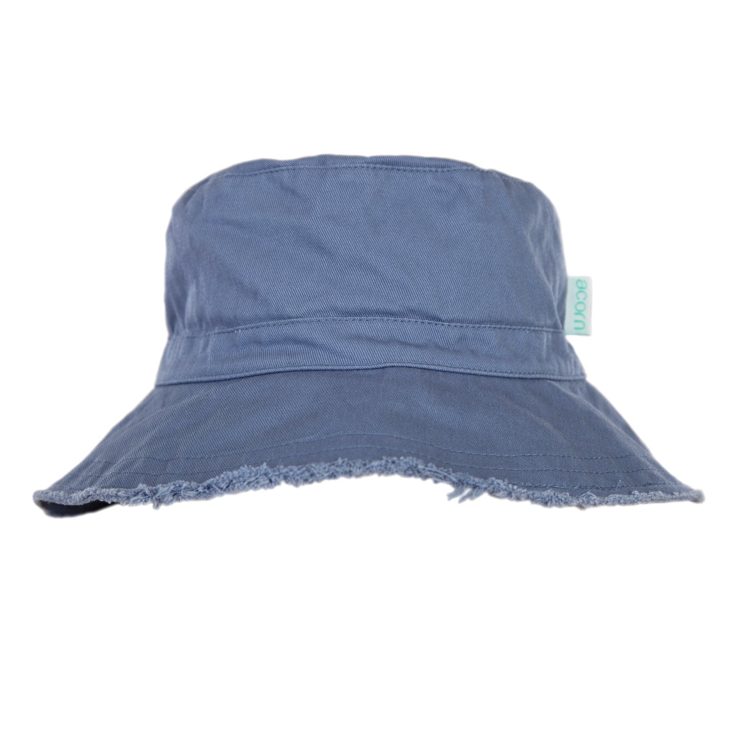 Acorn Kids Sunhats Blue Frayed Bucket Hat