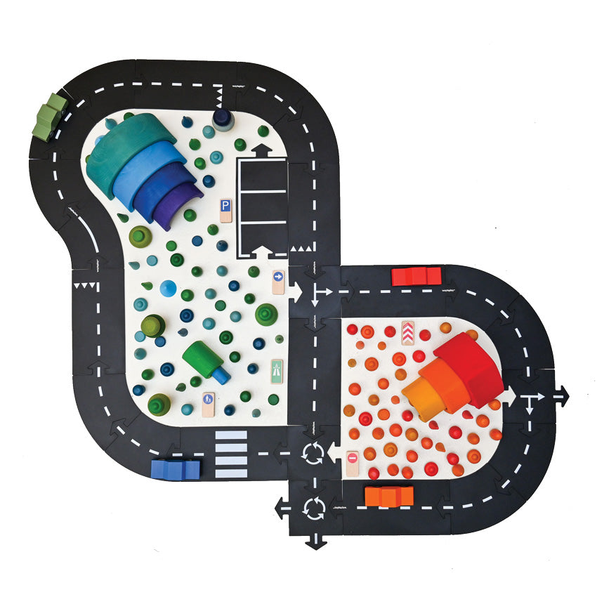 WaytoPlay - The Original Flexible Toy Road - Highway 24 pieces