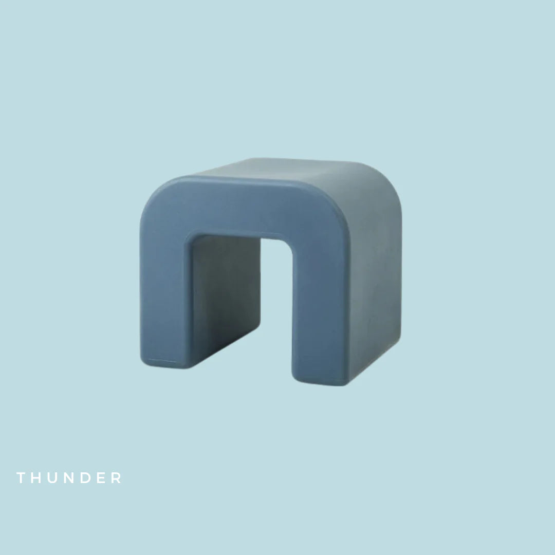 Cowrie & Conch Over the Moon Table - Denim