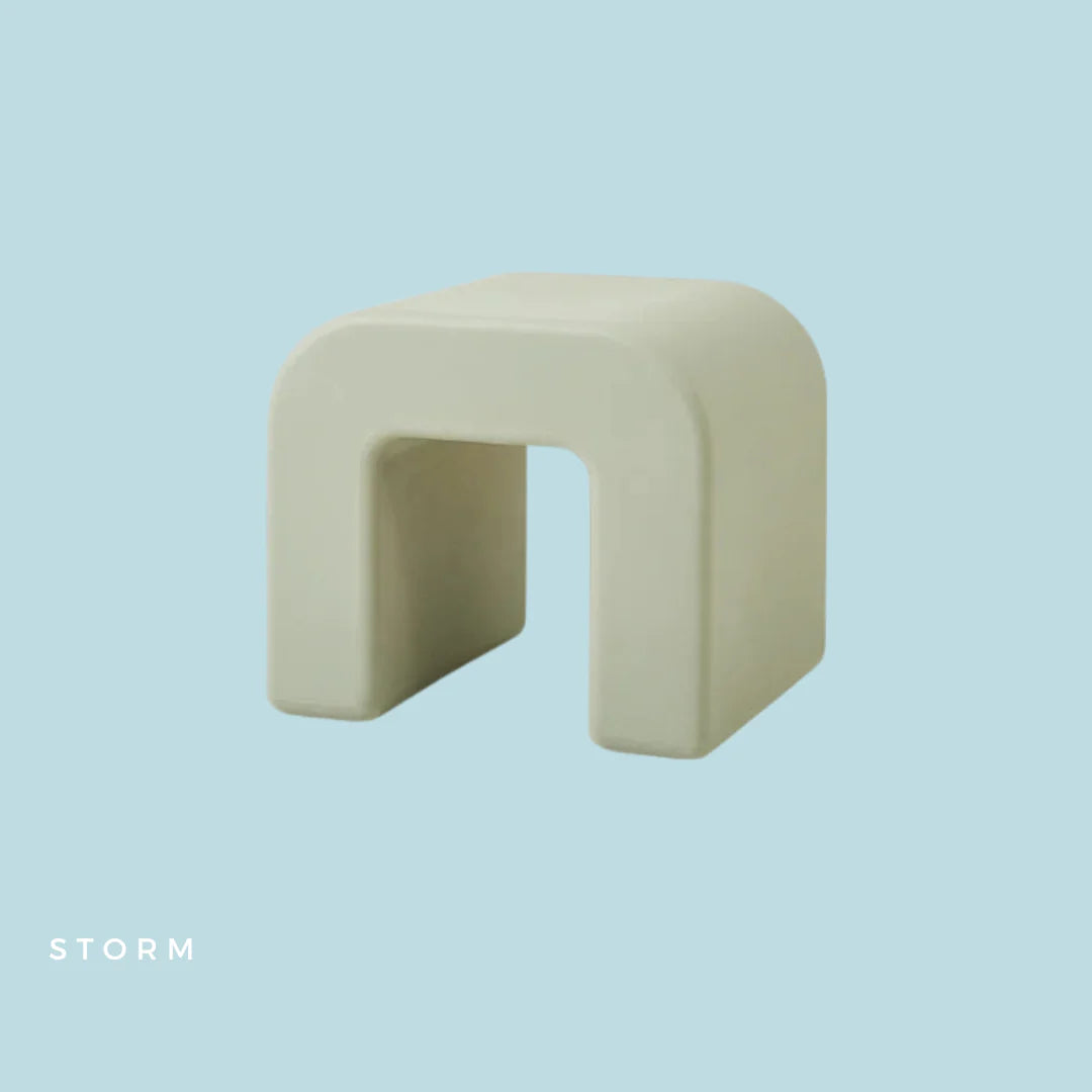 Cowrie & Conch Over the Moon Table - Denim