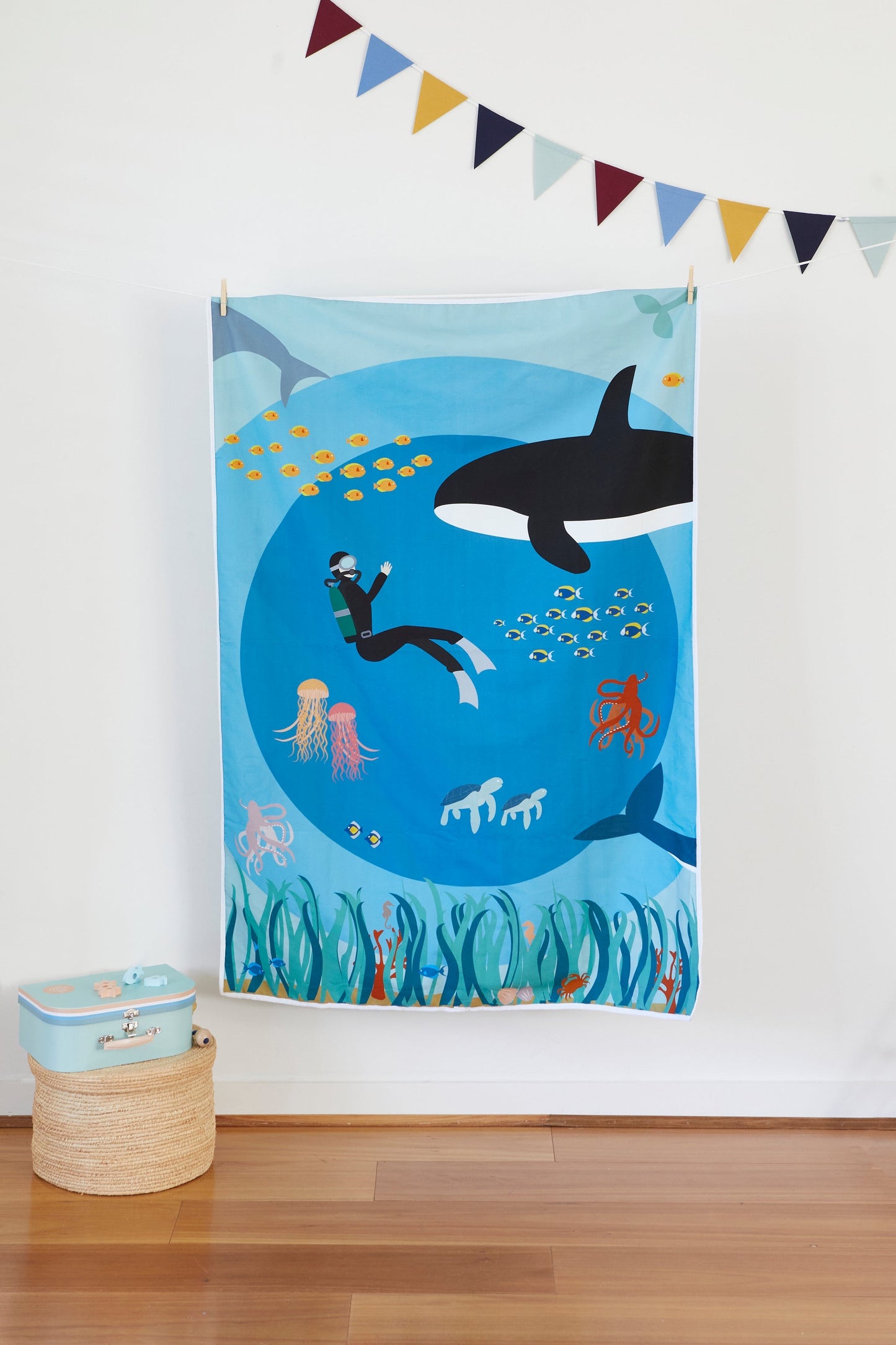The Wonderful Little Suitcase - Ocean Lovers Plat Mat