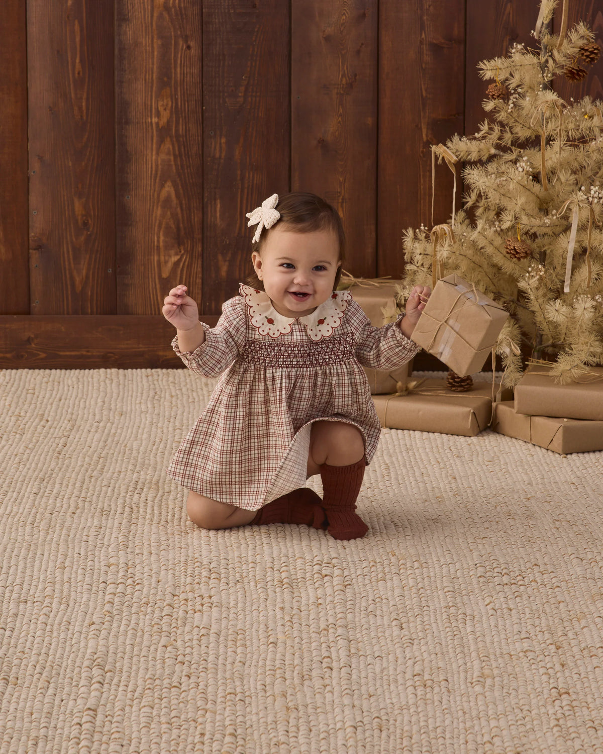 Quincy Mae Crochet Bow Natural
