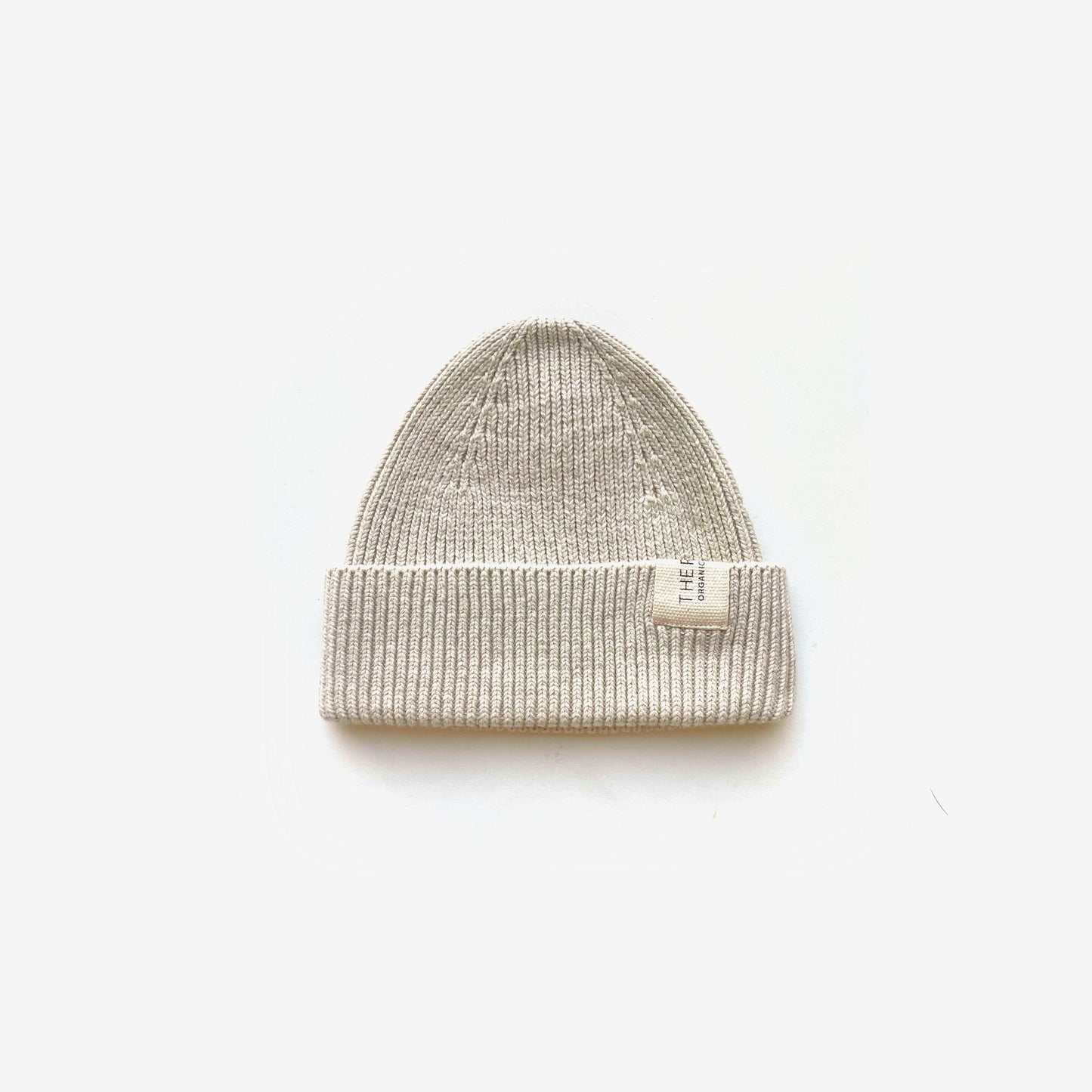The Rest - Organic Cotton Rib Beanie Oat Marle