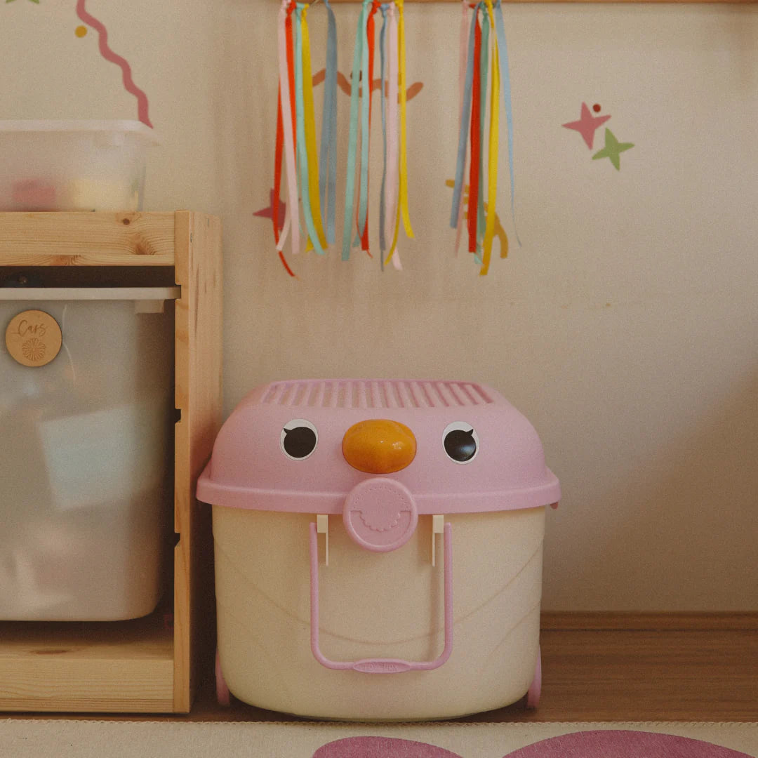 Cowrie & Conch - 'Ride a Long Storage' Tweet Tweet Cotton Candy - Large