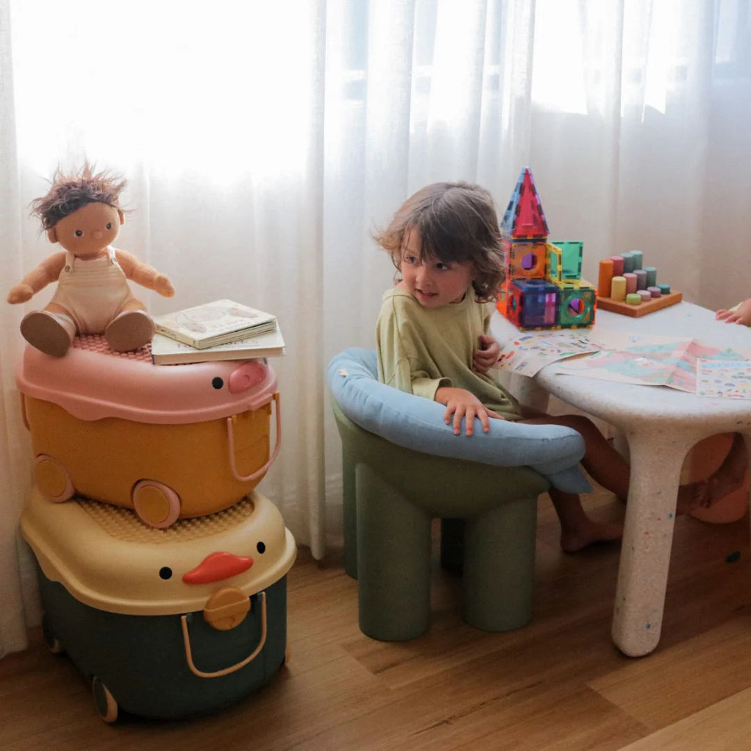 Cowrie & Conch - 'Ride a Long Storage' Tweet Tweet Cotton Candy - Large