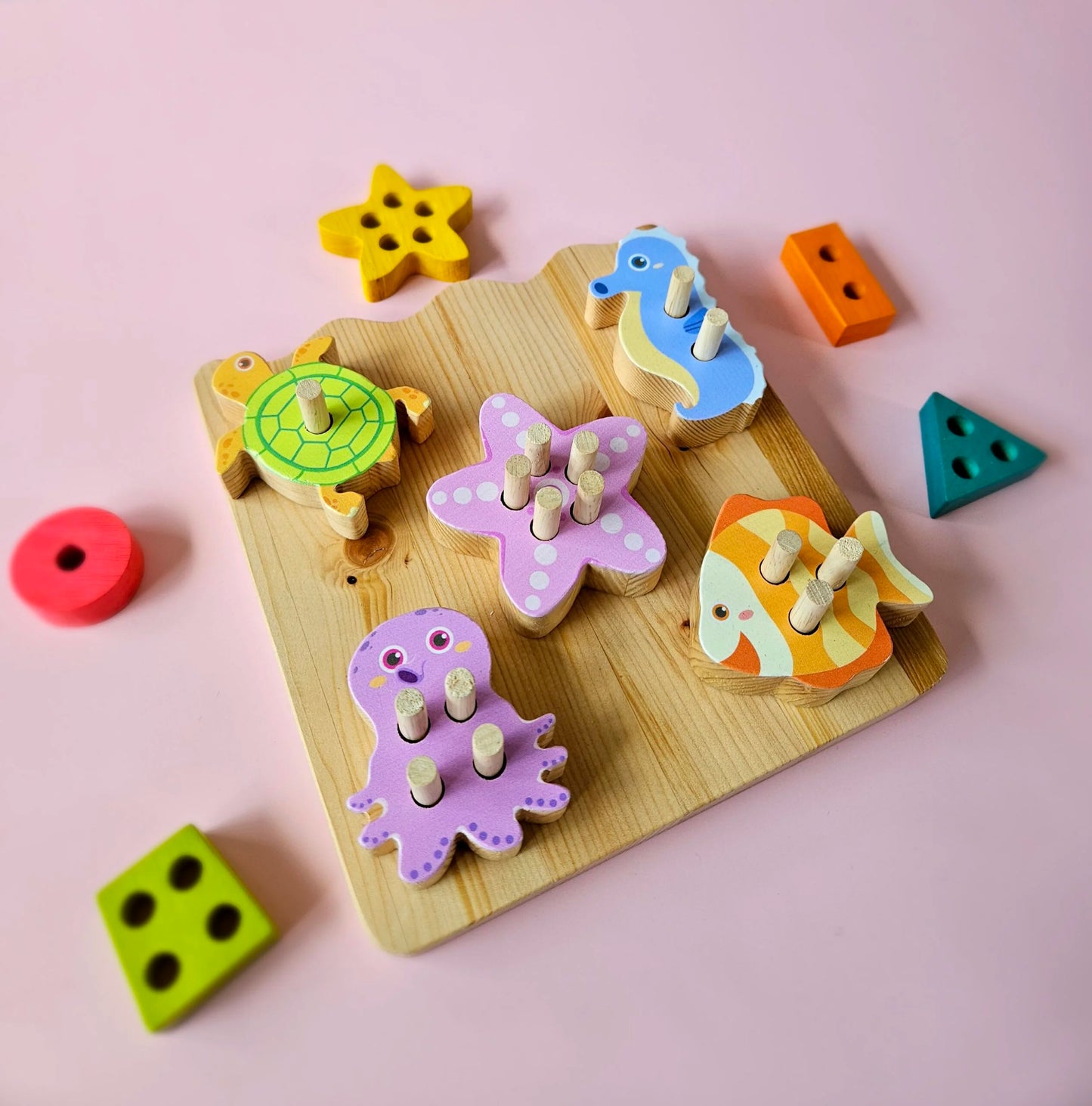 Qtoys Seaside Animal Shape Puzzle