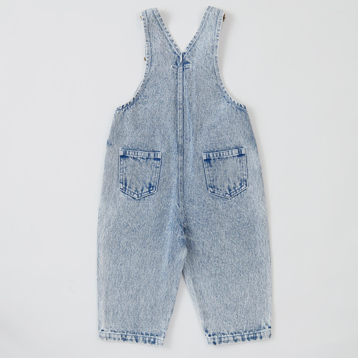 Goldie + Ace Austin Vintage Washed Light Denim Overalls