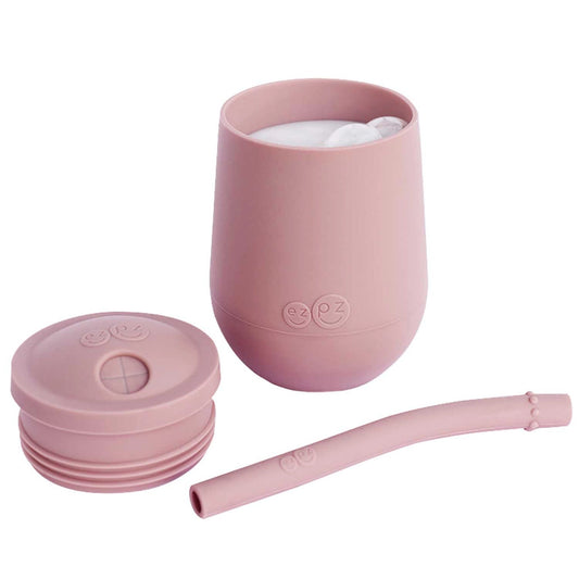 EzPz Mini Cup + Straw Training Set Blush