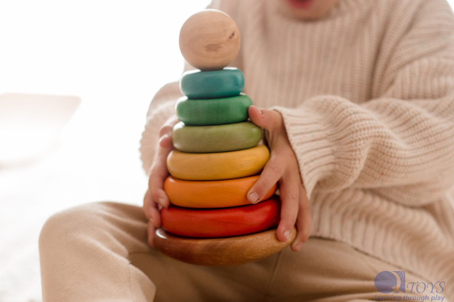 QToys Bouncing Stacking Rings