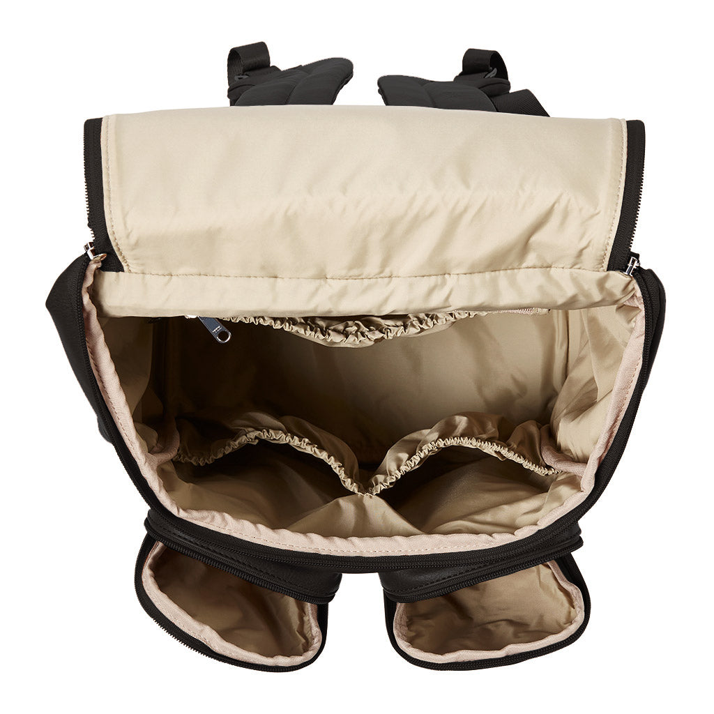 OiOi Faux Leather Nappy Backpack