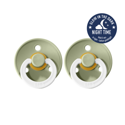 BIBS Dummies Size 2 Night - Sage