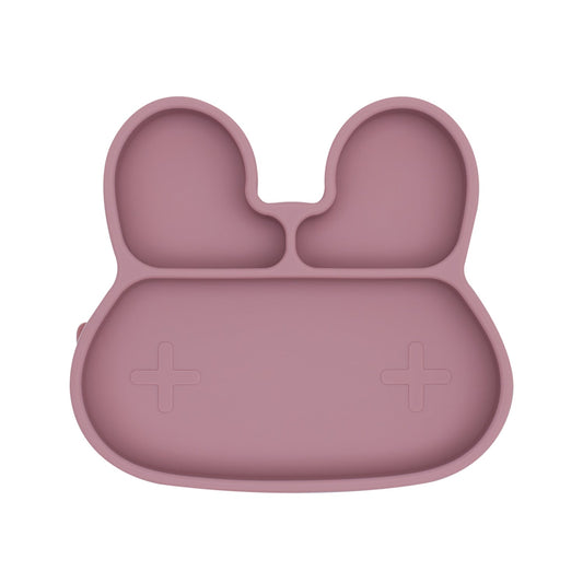 We Might Be Tiny Stickie Plate Bunny. Dusty Rose