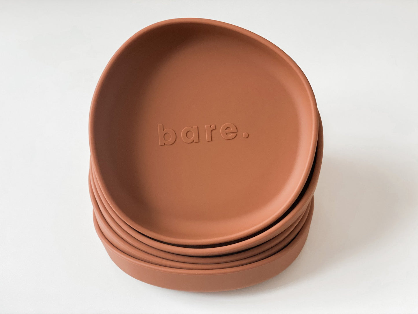 bare. Irregular Suction Plate - Clay