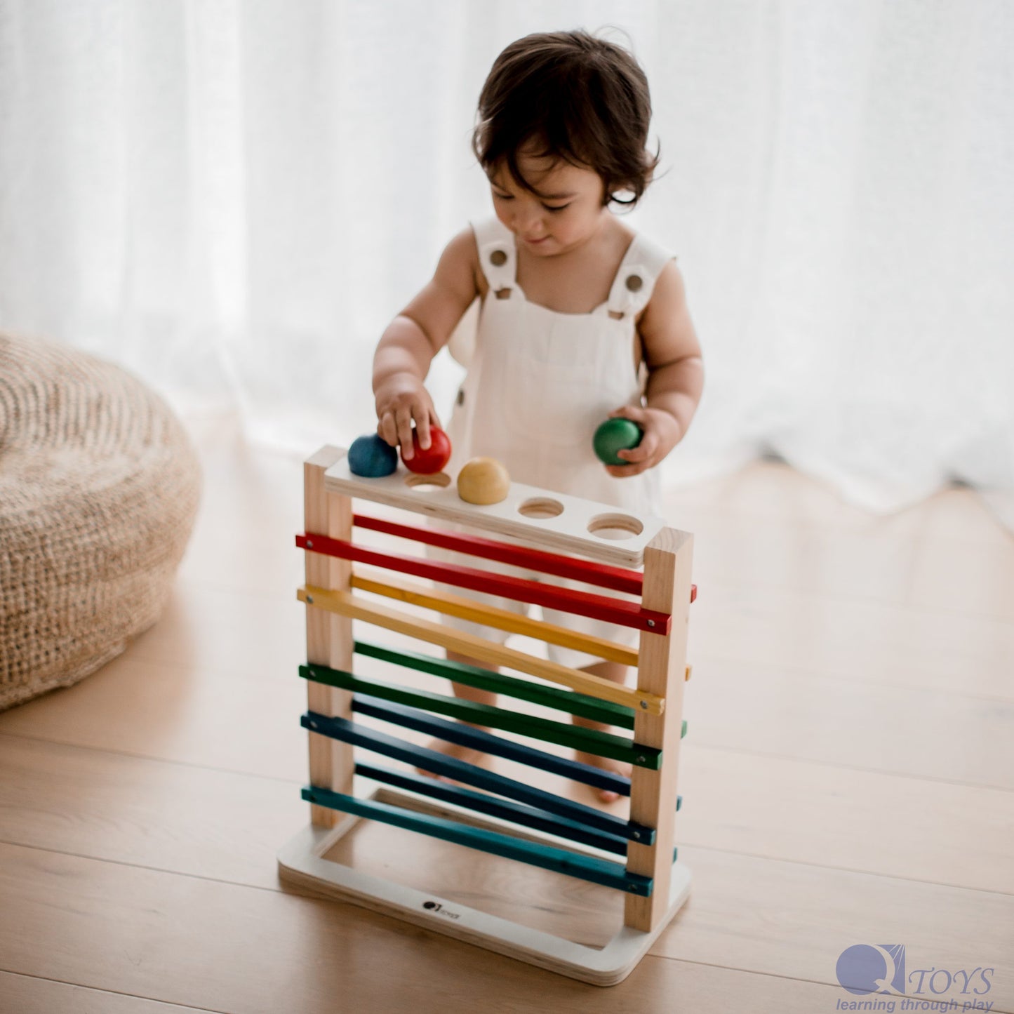 Qtoys Track a Ball Rack 2+ years