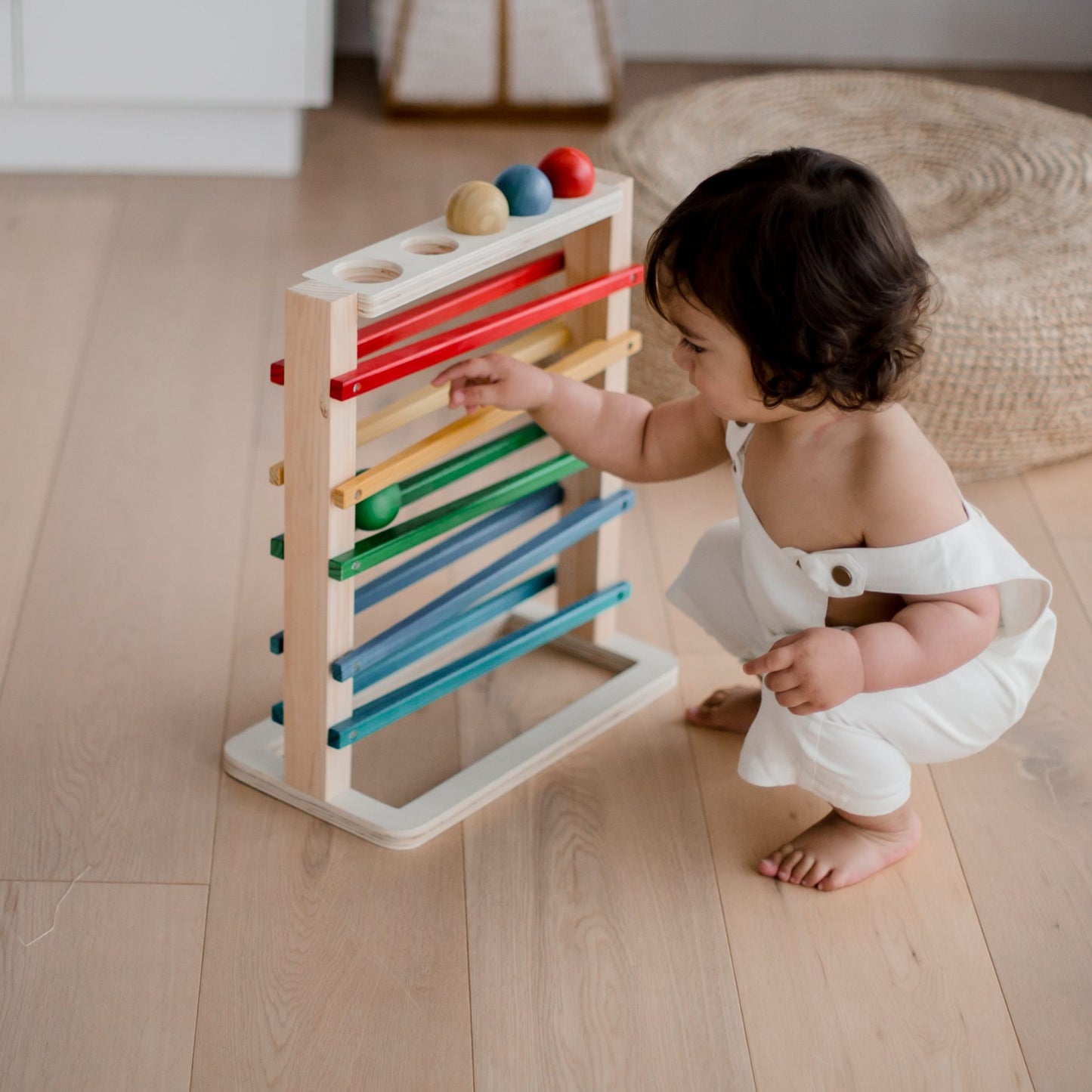 Qtoys Track a Ball Rack 2+ years