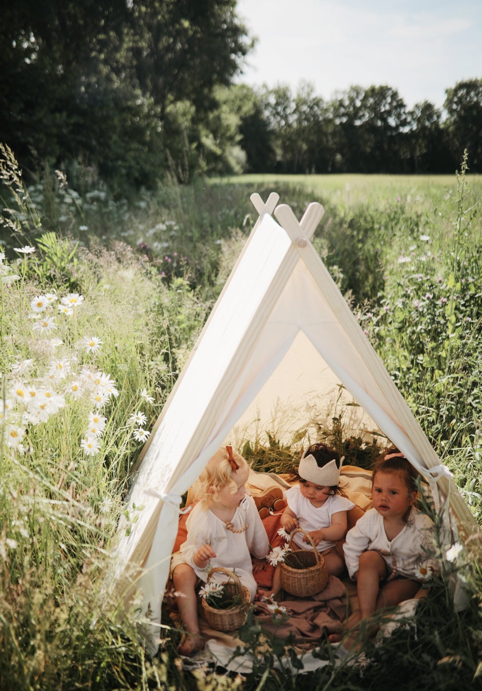 Kinderfeets Playtent Natural Pre Order - Contact Nadene to order