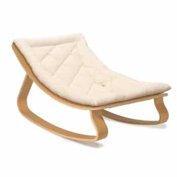 Charlie Crane Baby Rocker Levo with Organic White Cushion - Preorder