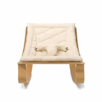 Charlie Crane Baby Rocker Levo with Organic White Cushion - Preorder