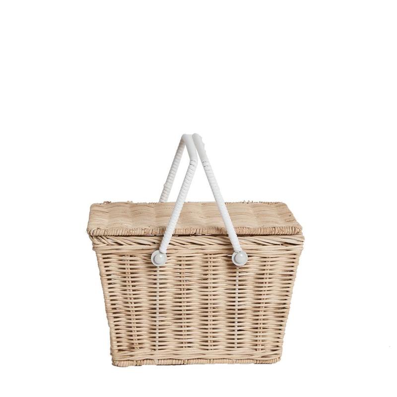 Olli Ella Piki Rattan Basket. Straw