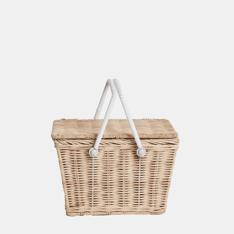 Olli Ella Piki Rattan Basket. Straw