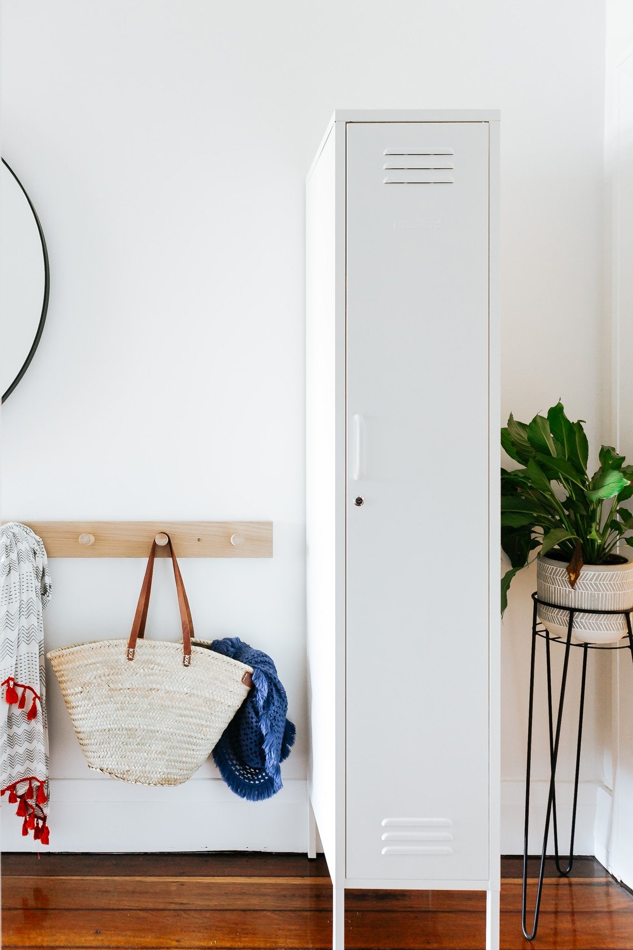 Mustard Made Skinny Locker. White - floor stock only. Contact Nadene for details