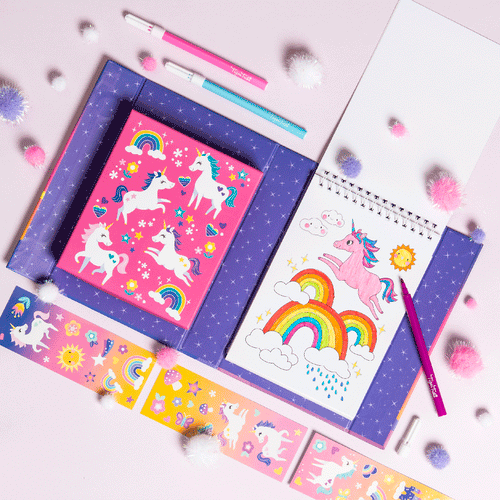 Tiger Tribe Colouring Set Unicorn Magic
