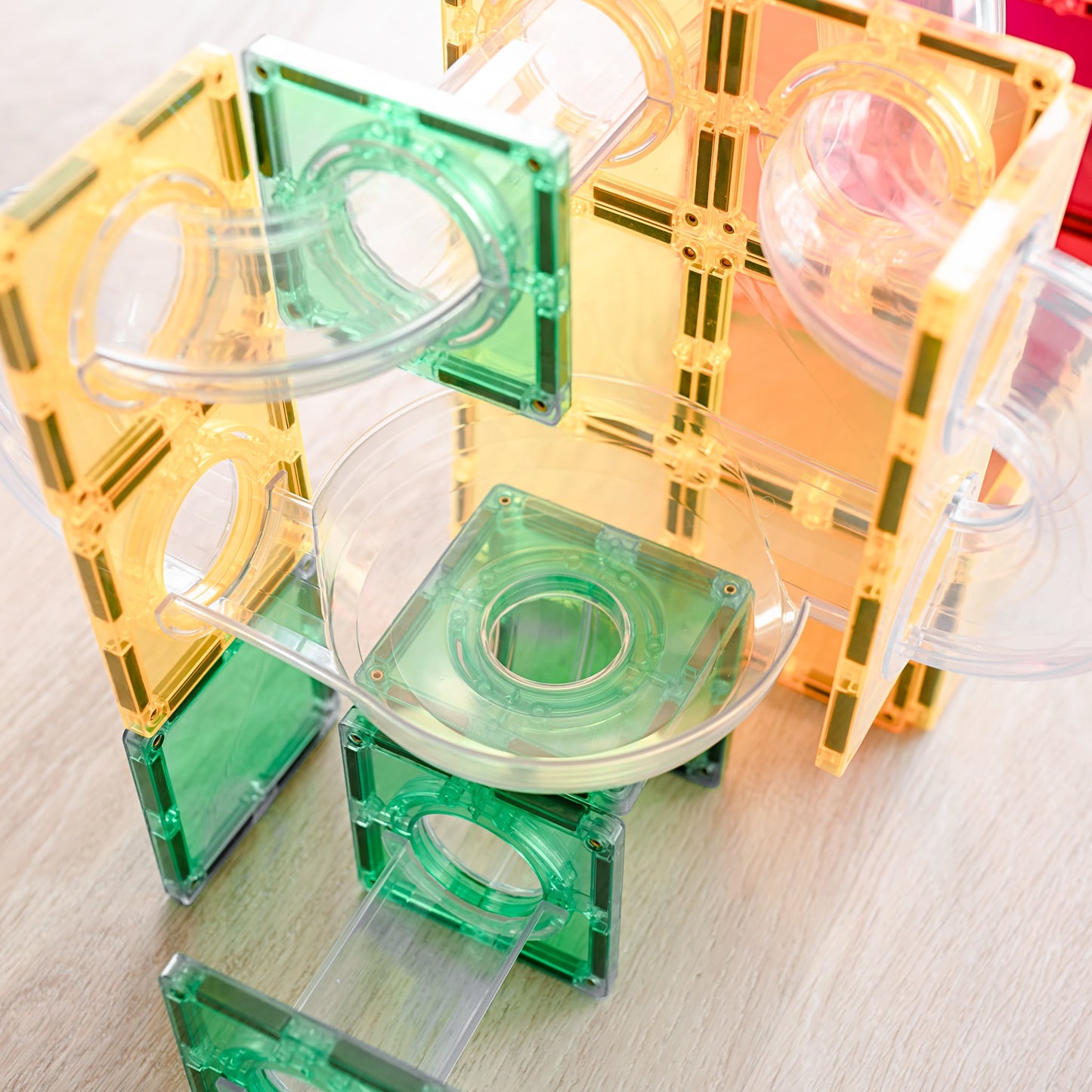 Connetix - Rainbow 66 Piece Ball Run Expansion Pack