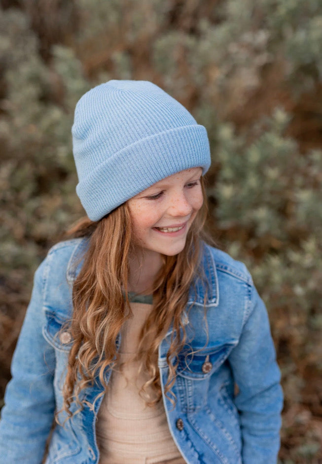 Acorn Kids Hipster Beanie Dusty Blue
