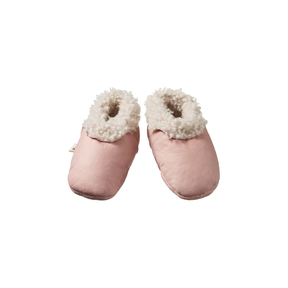 Nature Baby Lambskin Booties - Rosebud