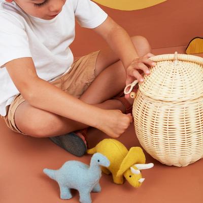 Olli Ella Rattan Egg Basket