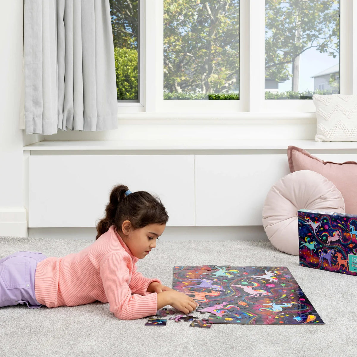 Crocodile Creek Unicorn Galaxy Puzzle 100pce